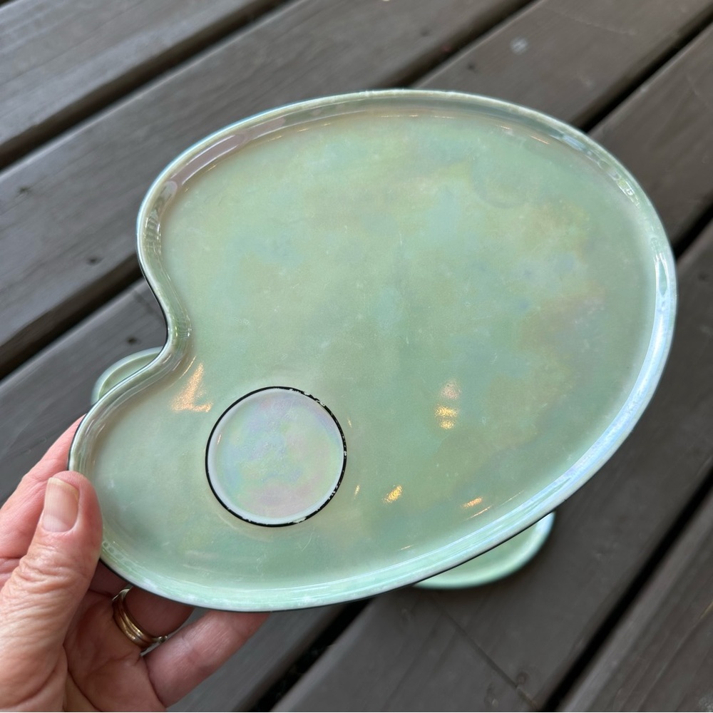 Atlas Lusterware Snack Plates (4) - Picture 4 of 8